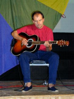 An der Gitarre