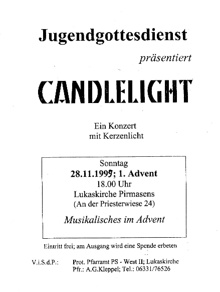 Jugendgottesdienst
